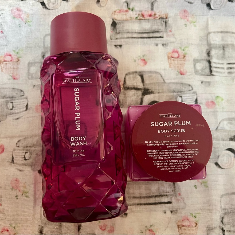 Sugar Plum Body Wash and Scrub Set - 🍇💜